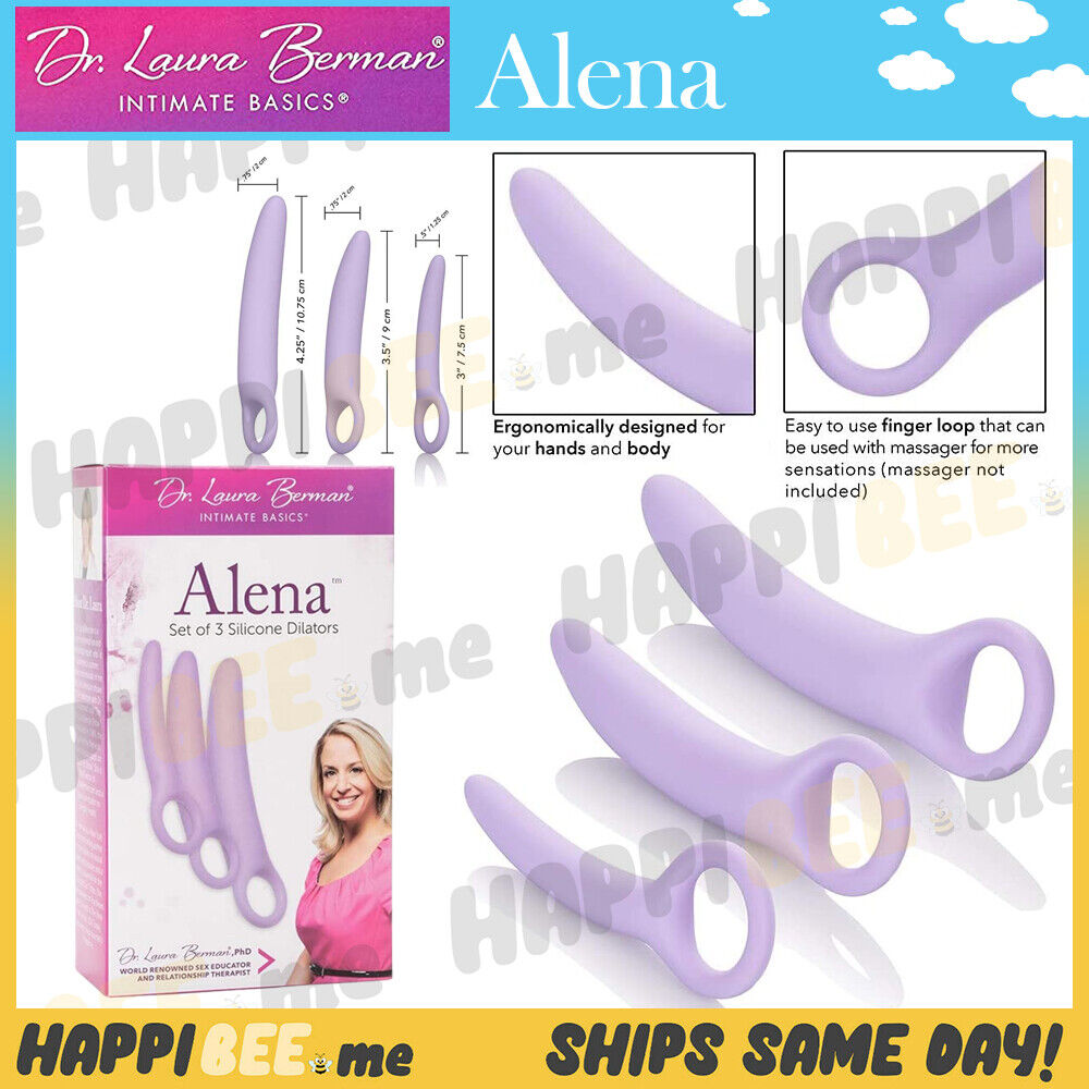 CalExotics Dr. Laura Berman (Alena) • 3-Piece Silicone Dilator Kit