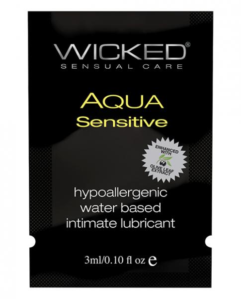 Wicked Aqua Sensitive (Glycerin and Paraben-free) • Water Lubricant