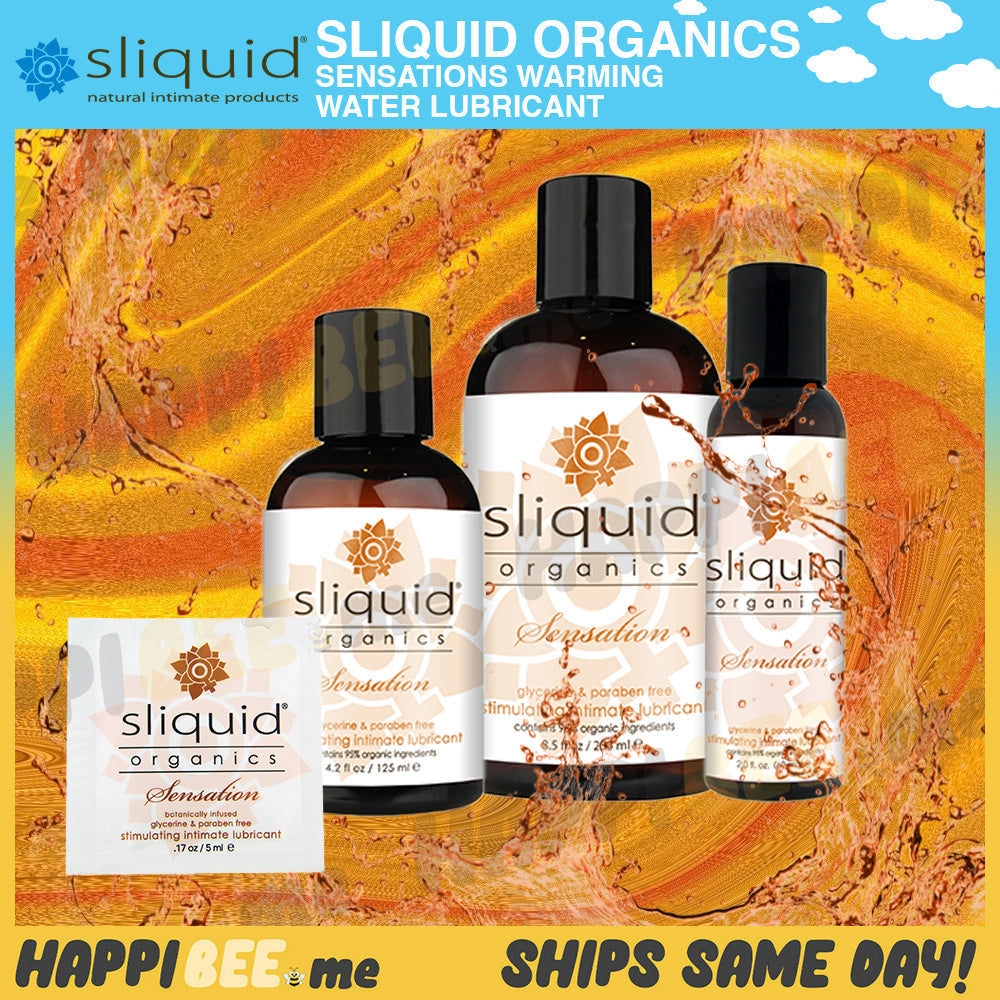 Sliquid Organics Sensation (Warming) • Water Lubricant