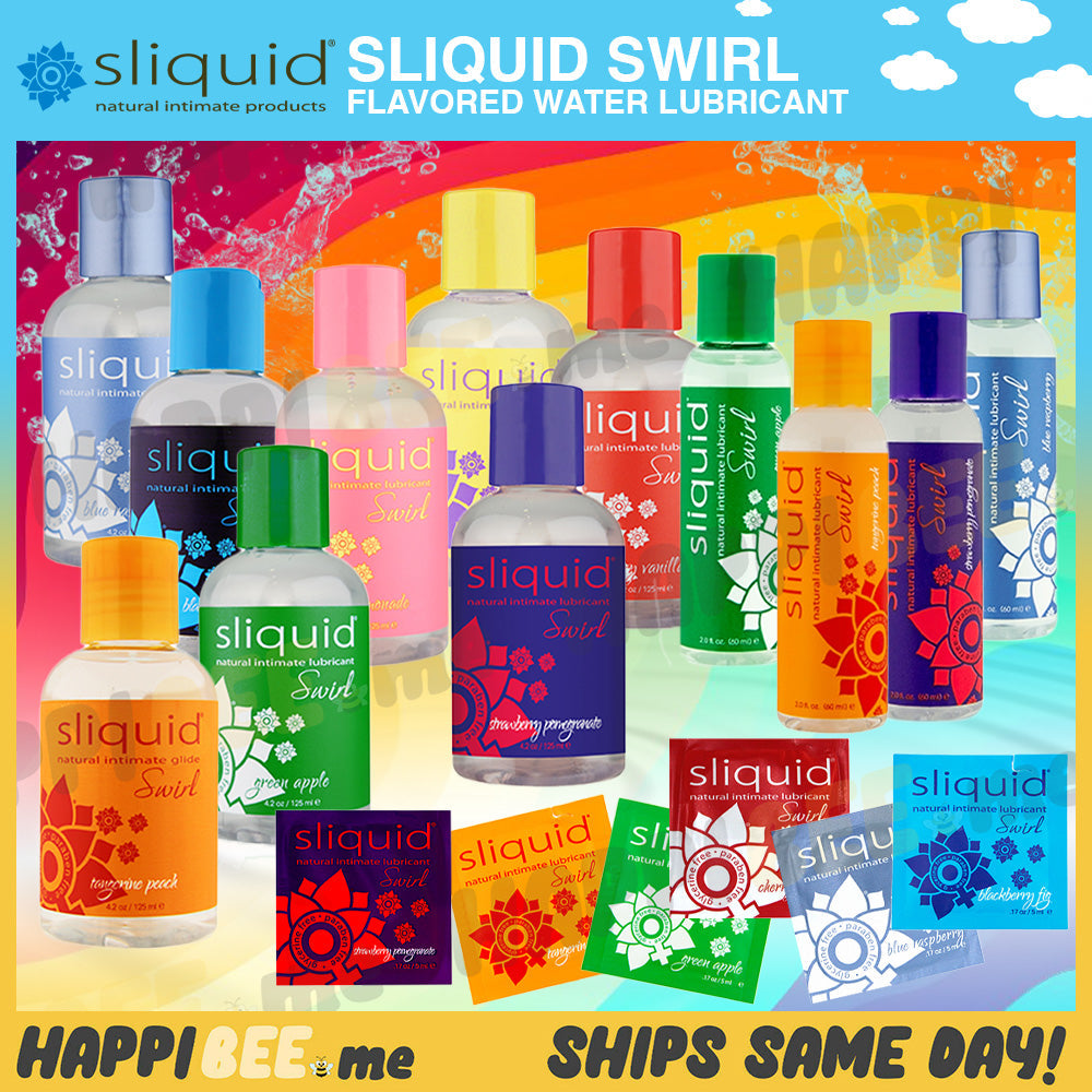 Sliquid Naturals Swirl • Flavored Water Lubricant