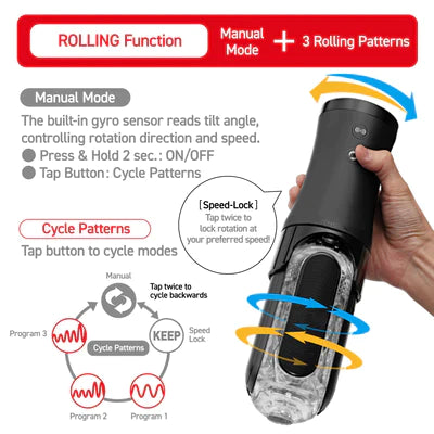 TENGA Flip Zero EVR • Vibrating Suction Stroker