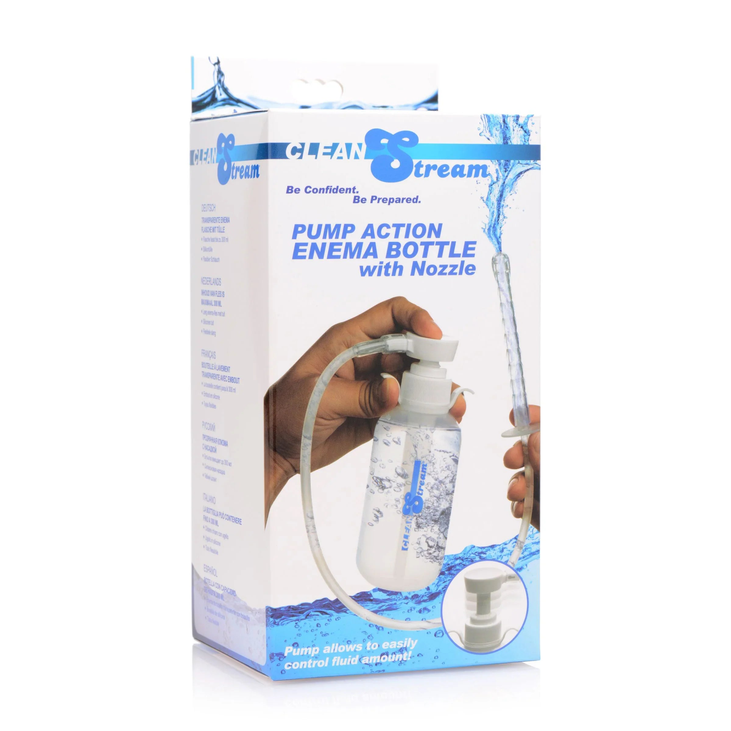 CleanStream Pump Action Enema Bottle • Anal Cleansing System