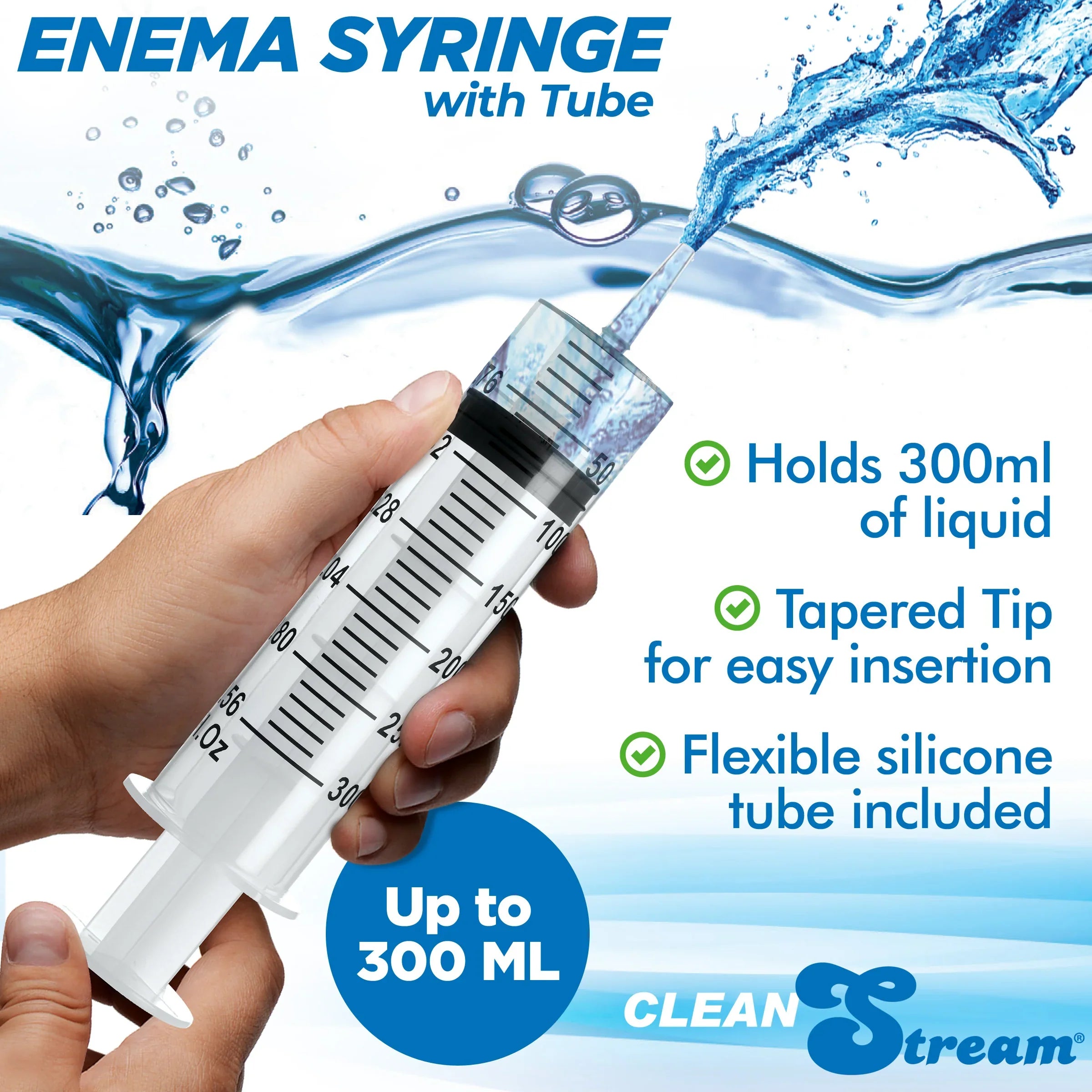 CleanStream Enema Syringe • Anal Cleansing System