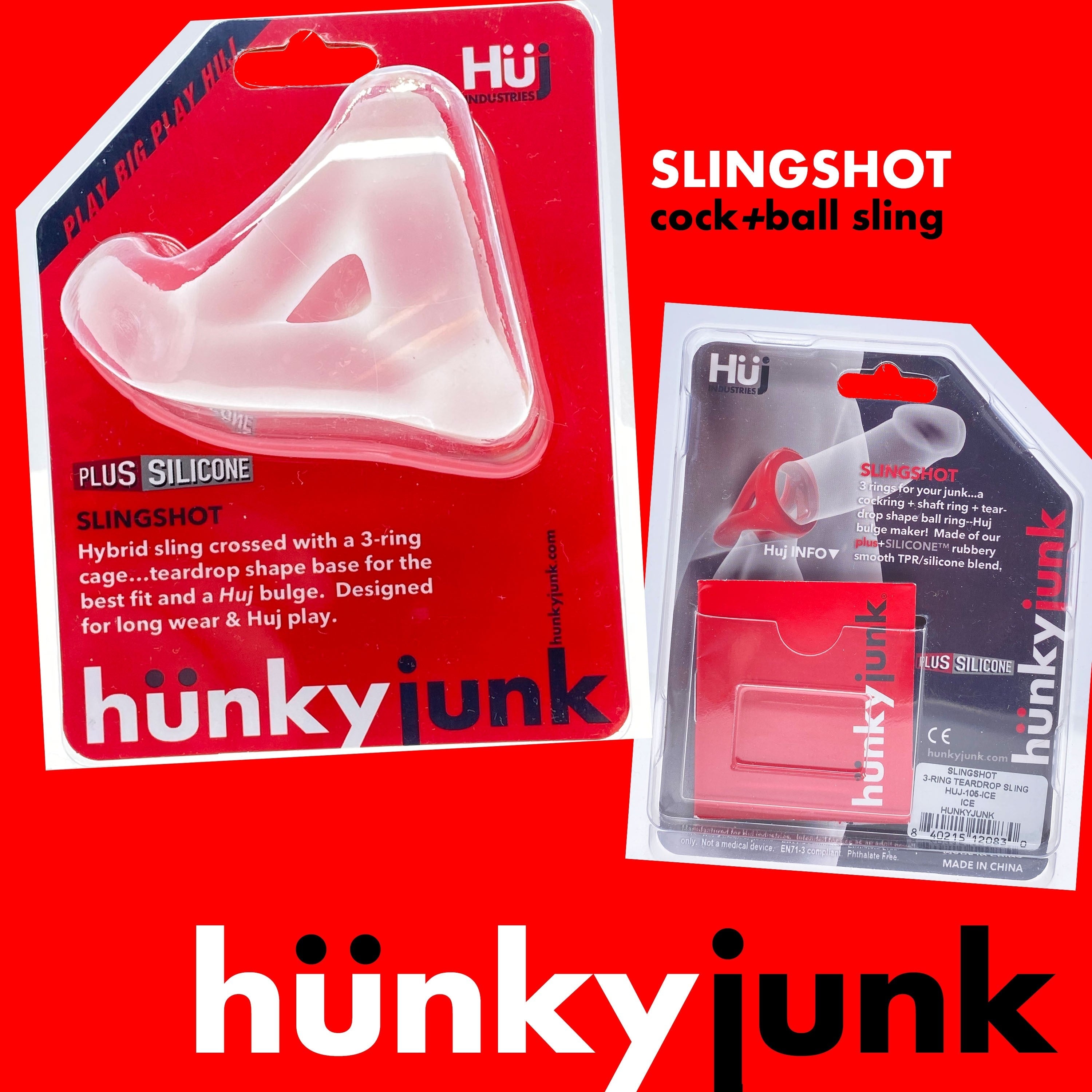 HunkyJunk Slingshot• TPR+Silicone Cocksling
